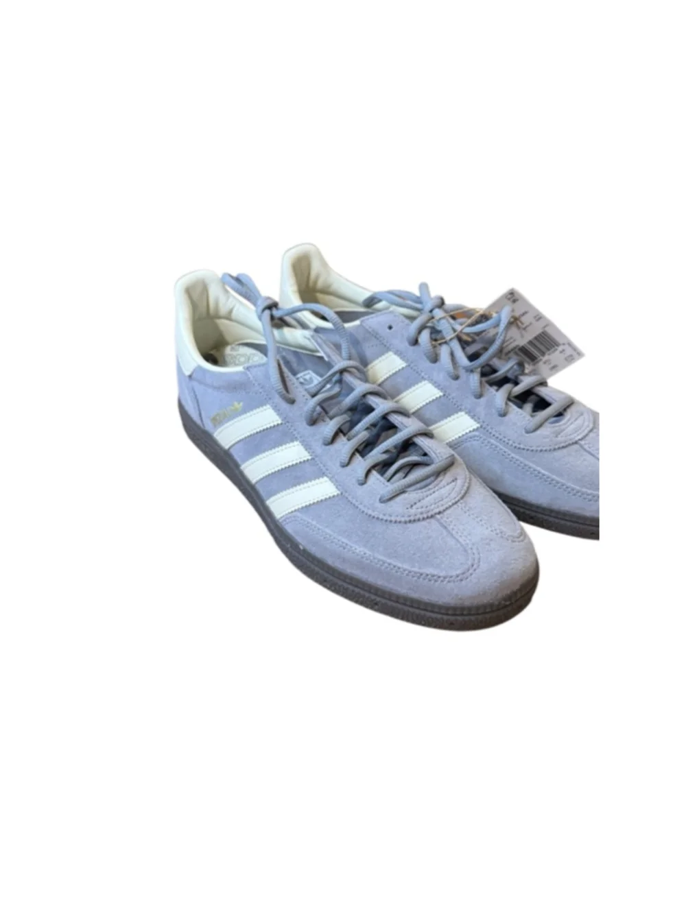 Men's Adidas Handball Spezial Grey White Sneakers Size 10